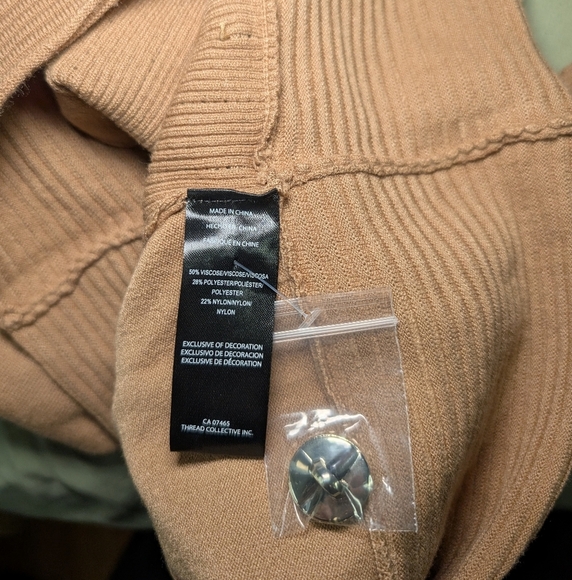 Bebe Beige Button-Up Cardigan - Picture 4 of 6